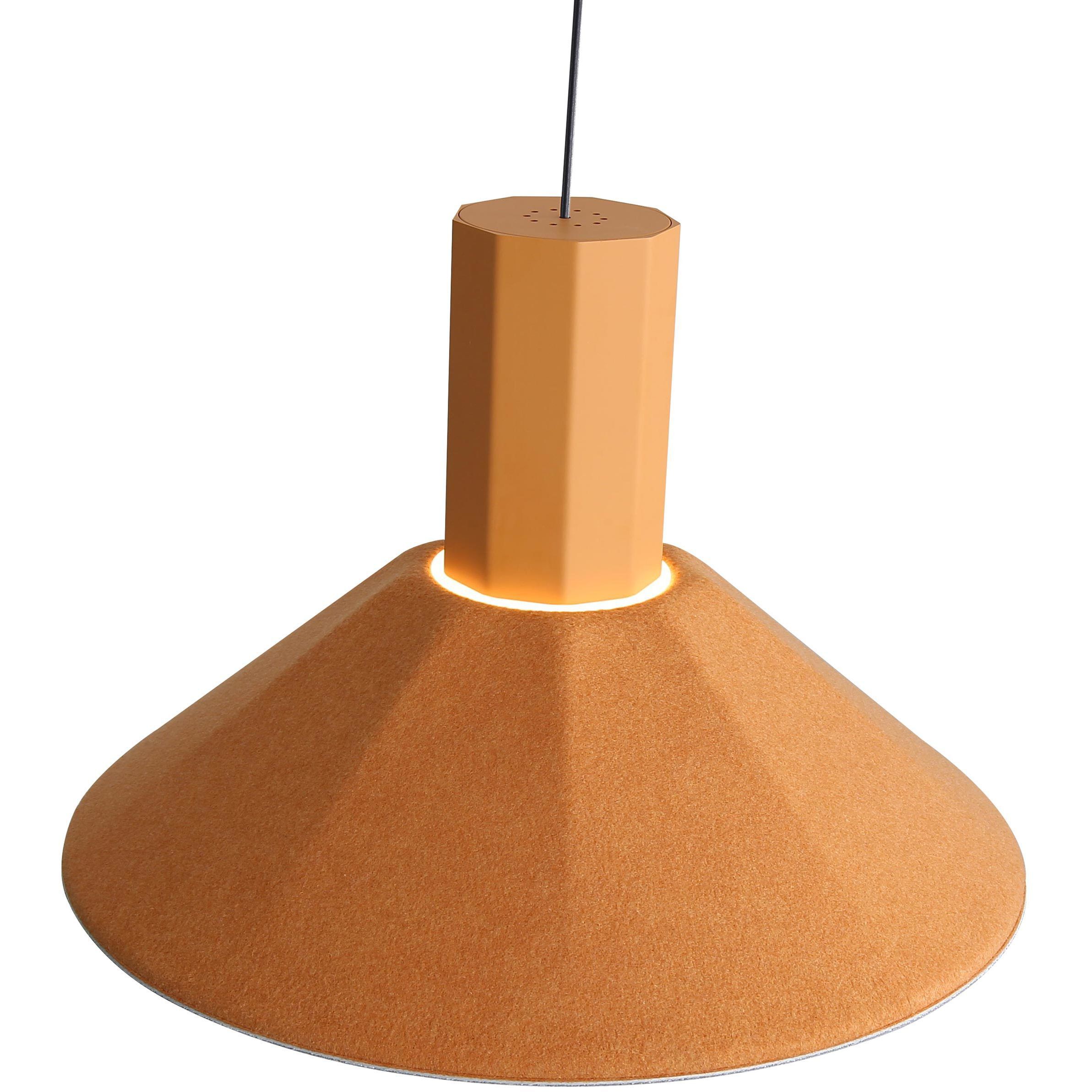 Faroe Pendant Ceiling Light in Earth Yellow/Grey