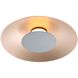 Yep Luma LED 11.75 inch French Gold Flush Mount Ceiling Light in Graphite