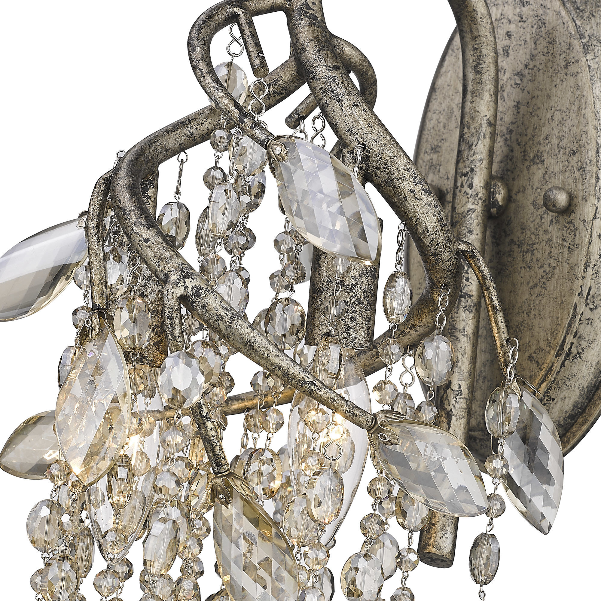 Autumn Twilight 2 Light 8 inch Mystic Gold Wall Sconce Wall Light