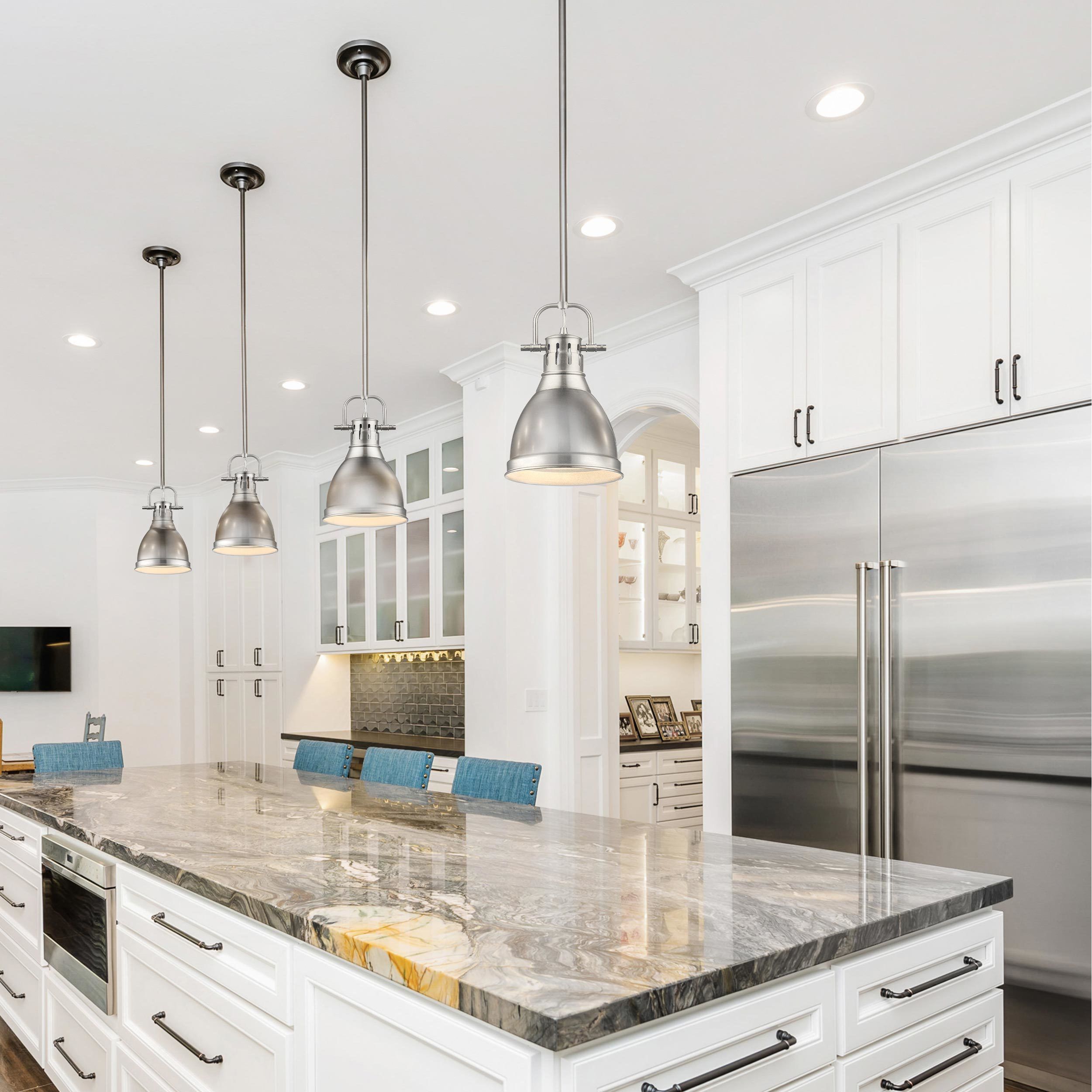 Yep Duncan Pendant Ceiling Light in Pewter, Small