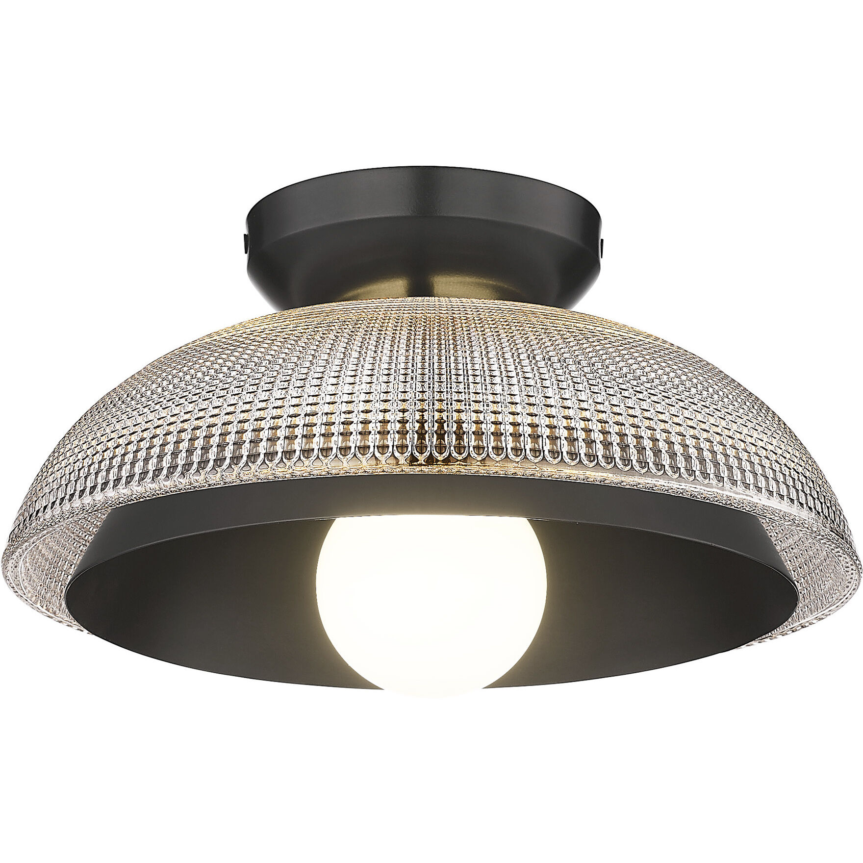Crawford 1 Light 11.75 inch Flush Mount