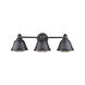 Bartlett 3 Light 24 inch Black Patina Bath Vanity Wall Light