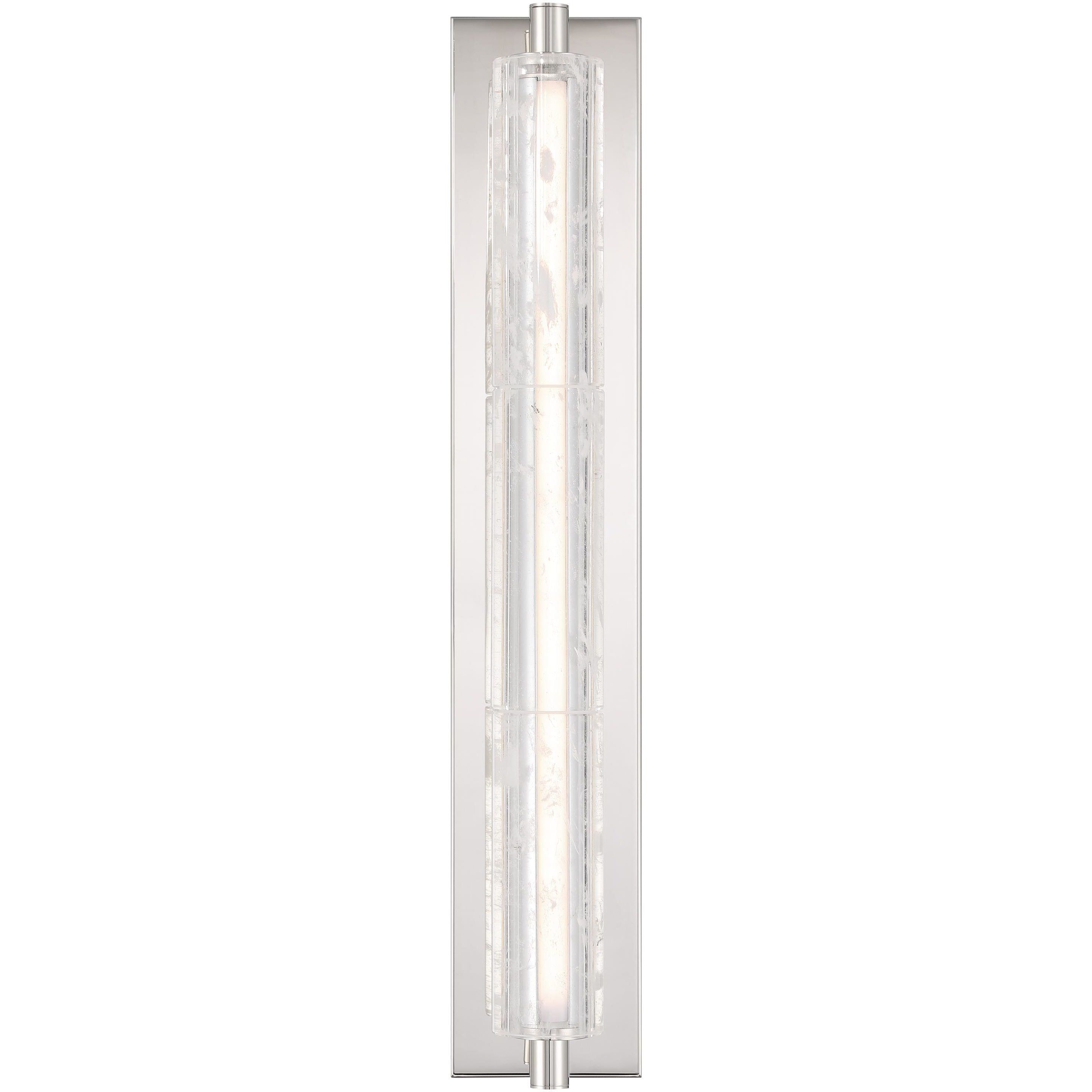 Crystallo LED 4.88 inch Polished Nickel Wall Sconce Wall Light