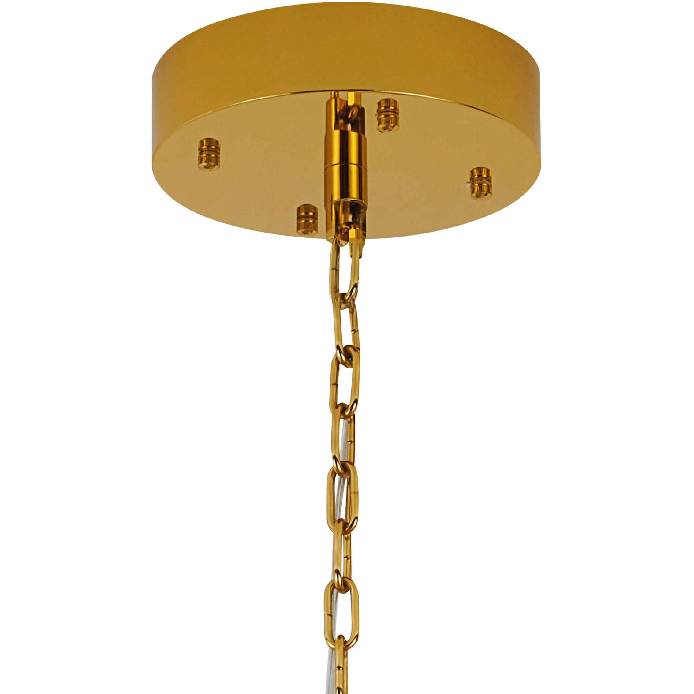 Ziva Shahi 37.38 inch 5.00 watt Titanium Gold Chandelier Ceiling Light, 4 Tier
