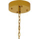 Ziva Shahi 37.38 inch 5.00 watt Titanium Gold Chandelier Ceiling Light, 4 Tier