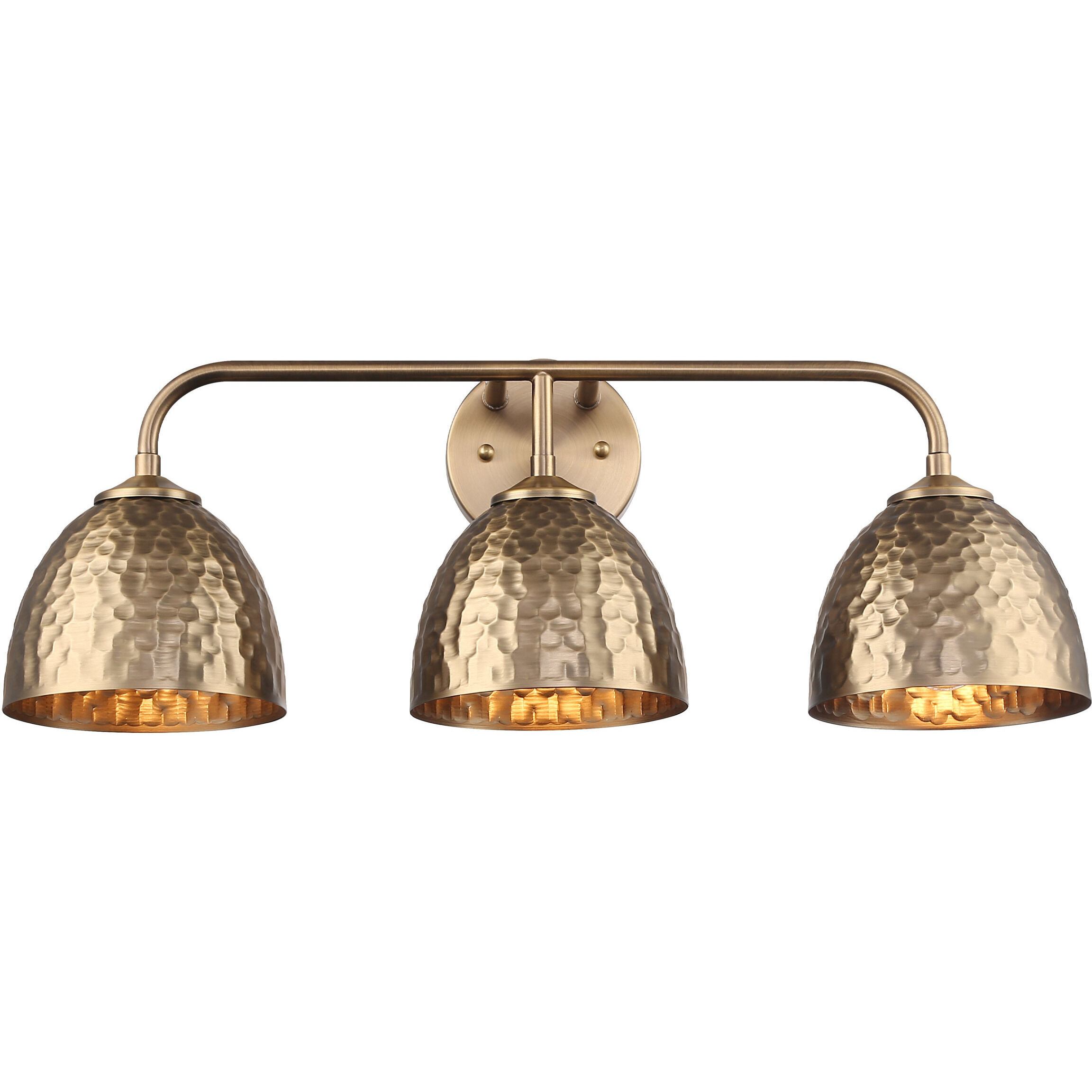 Shepard Vanity Wall Light in Modern Brass
