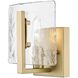 Aenon 1 Light 6.88 inch Brushed Champagne Brass Wall Sconce Wall Light