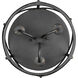 Alcott 3 Light 15 inch Antique Black Iron Flush Mount Ceiling Light
