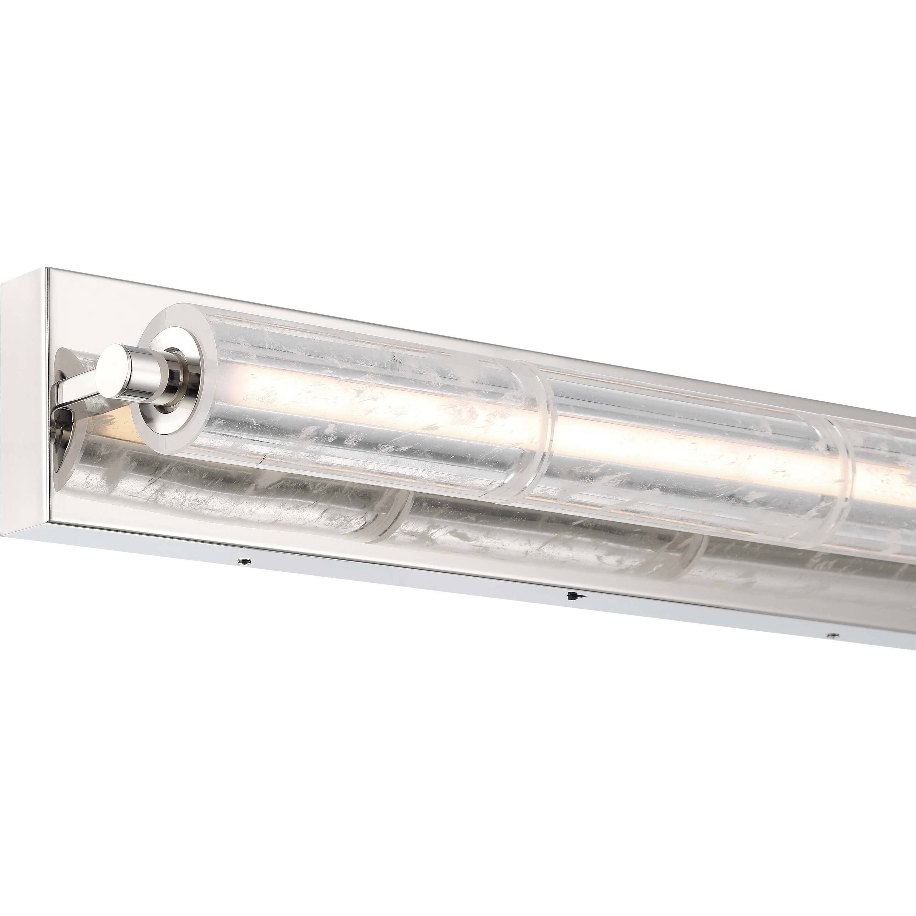 Crystallo LED 4.88 inch Polished Nickel Wall Sconce Wall Light