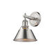Orwell 1 Light 9 inch Pewter Bath Vanity Wall Light