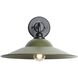 Croma 1 Light 9 inch Matte Black Outdoor Wall Sconce in No Glass, Matte Pine