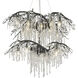 Autumn Twilight 40 inch 60.00 watt Black Iron Chandelier Ceiling Light, Large