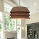 Yep Aalto 1 Light 13.25 inch Dark Walnut Pendant Ceiling Light