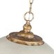 Alison 5 Light 21 inch Vintage Gold Pendant Ceiling Light in Antique Ivory