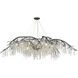 Autumn Twilight 80 inch 60.00 watt Black Iron Chandelier Ceiling Light, Large
