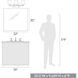 Tribeca 3 Light 23 inch Matte Black Bath Vanity Wall Light in Matte Black/Matte Black