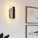 Wry Plexus 1 Light 5.88 inch Matte Black Outdoor Wall Light