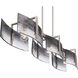 Aenon 3 Light 40.5 inch Pewter Island Light Ceiling Light