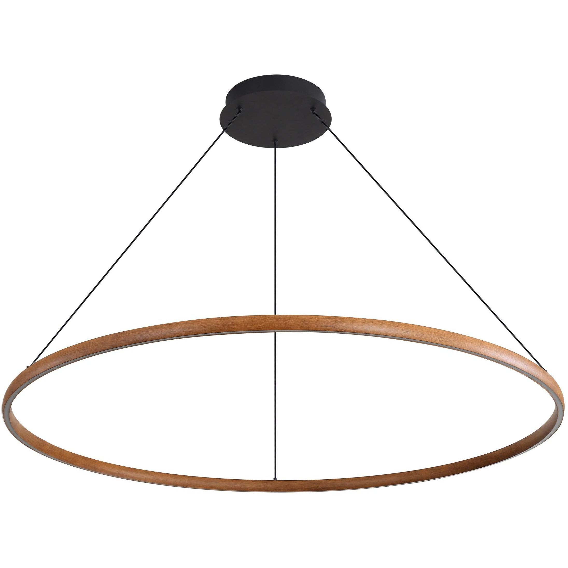 Veritas 70.88 inch 175.00 watt Walnut Chandelier Ceiling Light