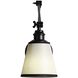 Yep Equinox 1 Light 5.88 inch Matte Black Swing Arm Wall Lamp Wall Light in White with Black Trim