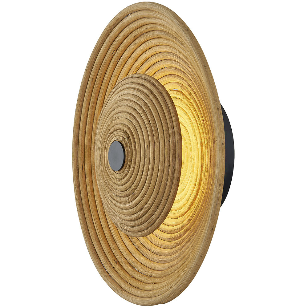 Rattan Wall Sconce   