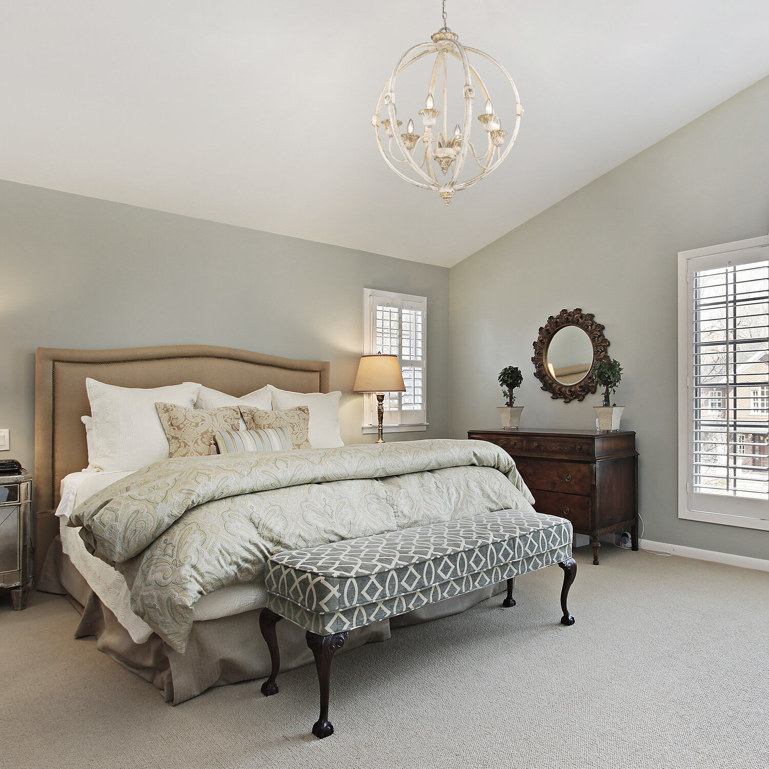 Jules 25.5 inch 60.00 watt Antique Ivory Chandelier Ceiling Light