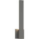 Enso LED 4.5 inch Smooth Gray Outdoor Wall in Smooth Grey
