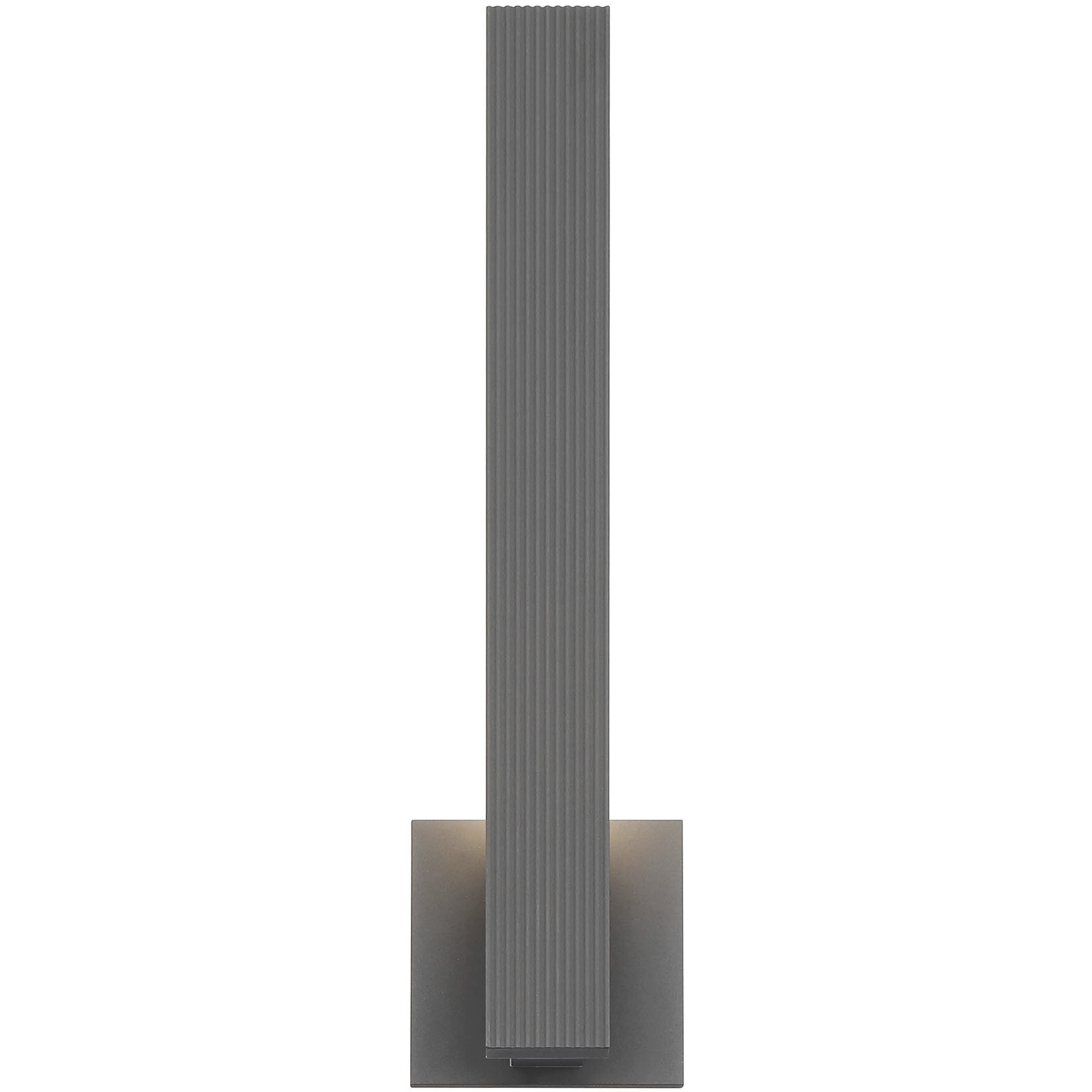 Enso LED 4.5 inch Smooth Gray Outdoor Wall in Smooth Grey