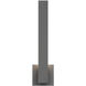 Enso LED 4.5 inch Smooth Gray Outdoor Wall in Smooth Grey