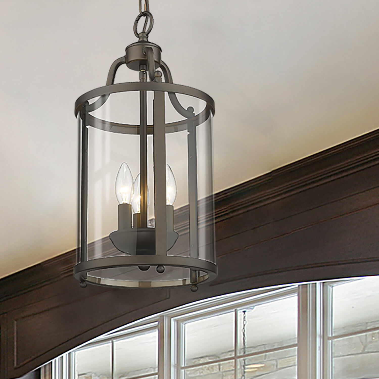 Payton Pendant Ceiling Light in Rubbed Bronze