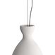Aethera Pendant Ceiling Light in White Sandstone Cement