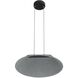 Faroe LED 20.5 inch Flecked Black/Grey Pendant Ceiling Light