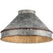 Jasper 3 Light 14 inch Antique Black Iron Flush Mount Ceiling Light