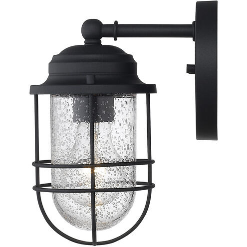 Seaport 1 Light 9 inch Natural Black Outdoor Wall Sconce