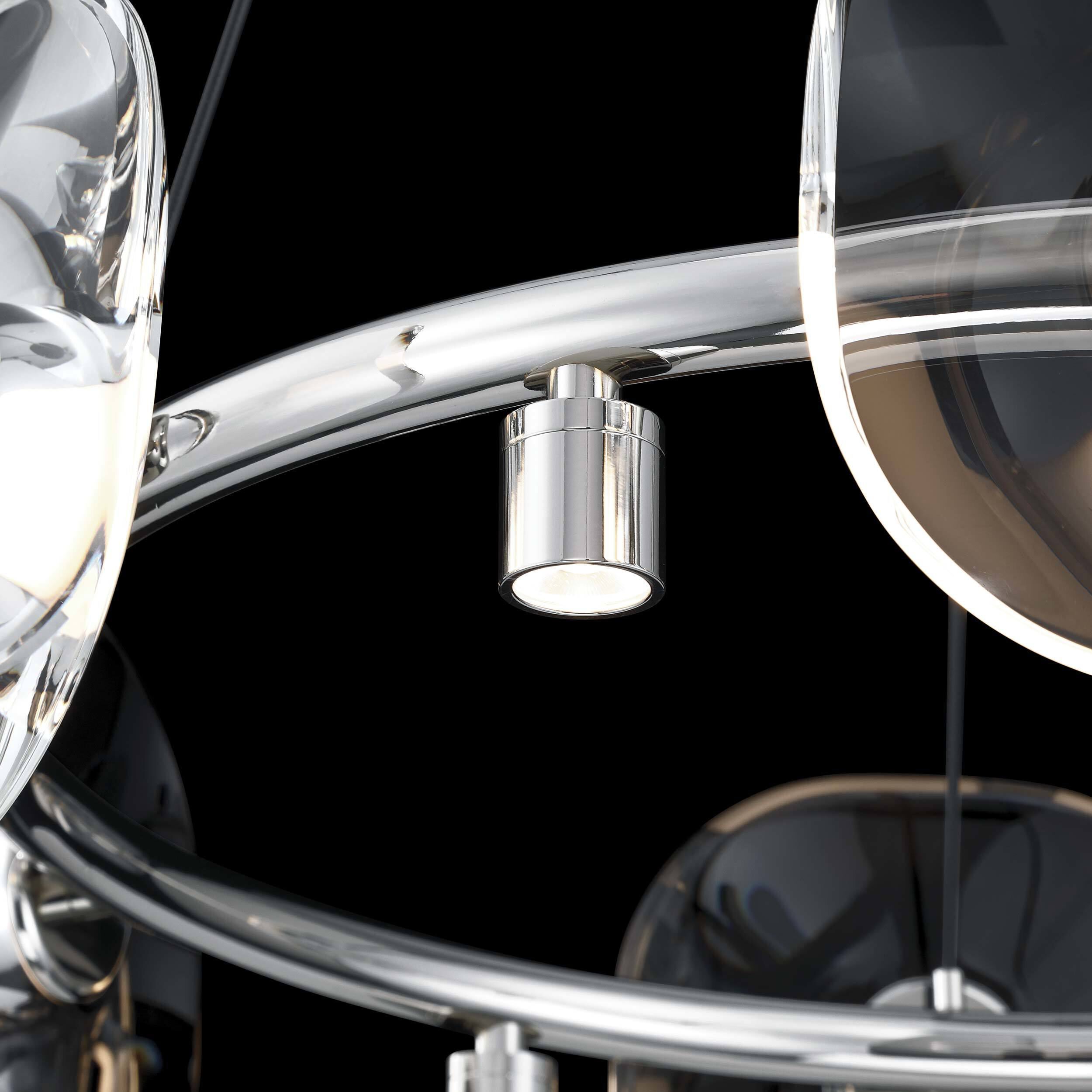 Ziva Celestia 24 inch 4.00 watt Chrome Chandelier Ceiling Light