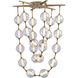 Pearla LED 34.63 inch Brushed Champagne Bronze Pendant Ceiling Light