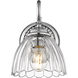 Audra Wall Sconce Wall Light in Chrome