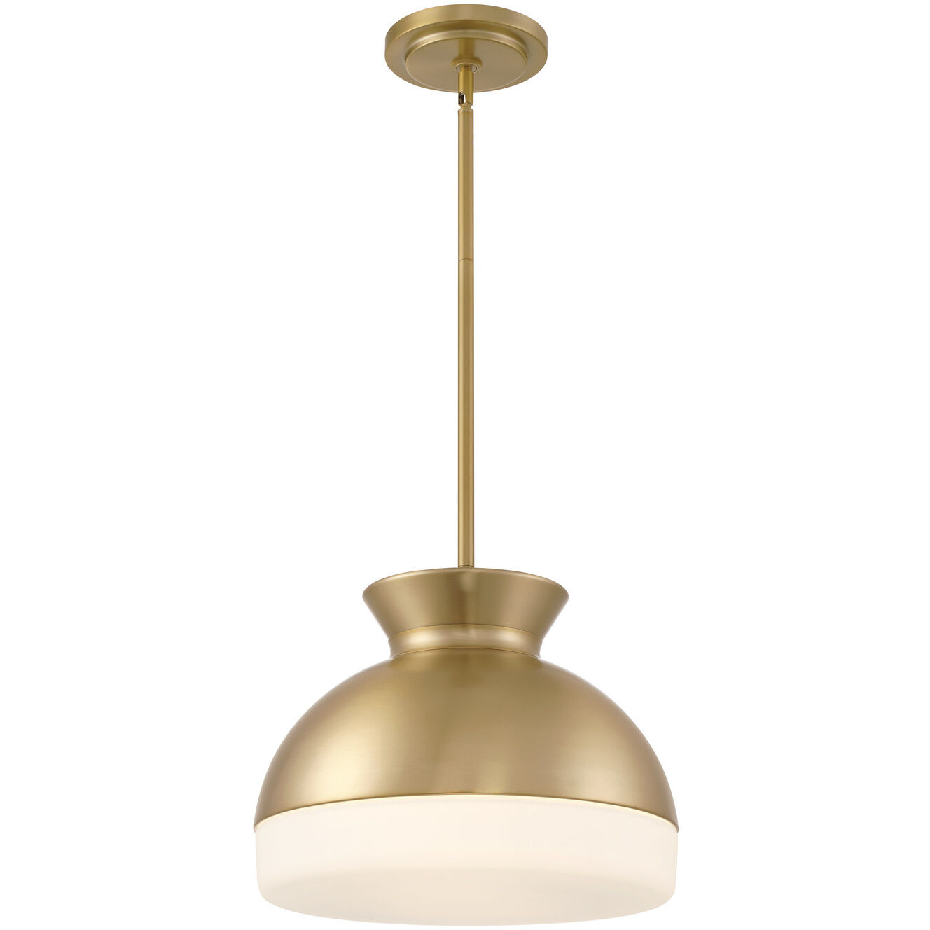 Gidget 2 Light 15 inch Vibrant Gold Mini Pendant Ceiling Light