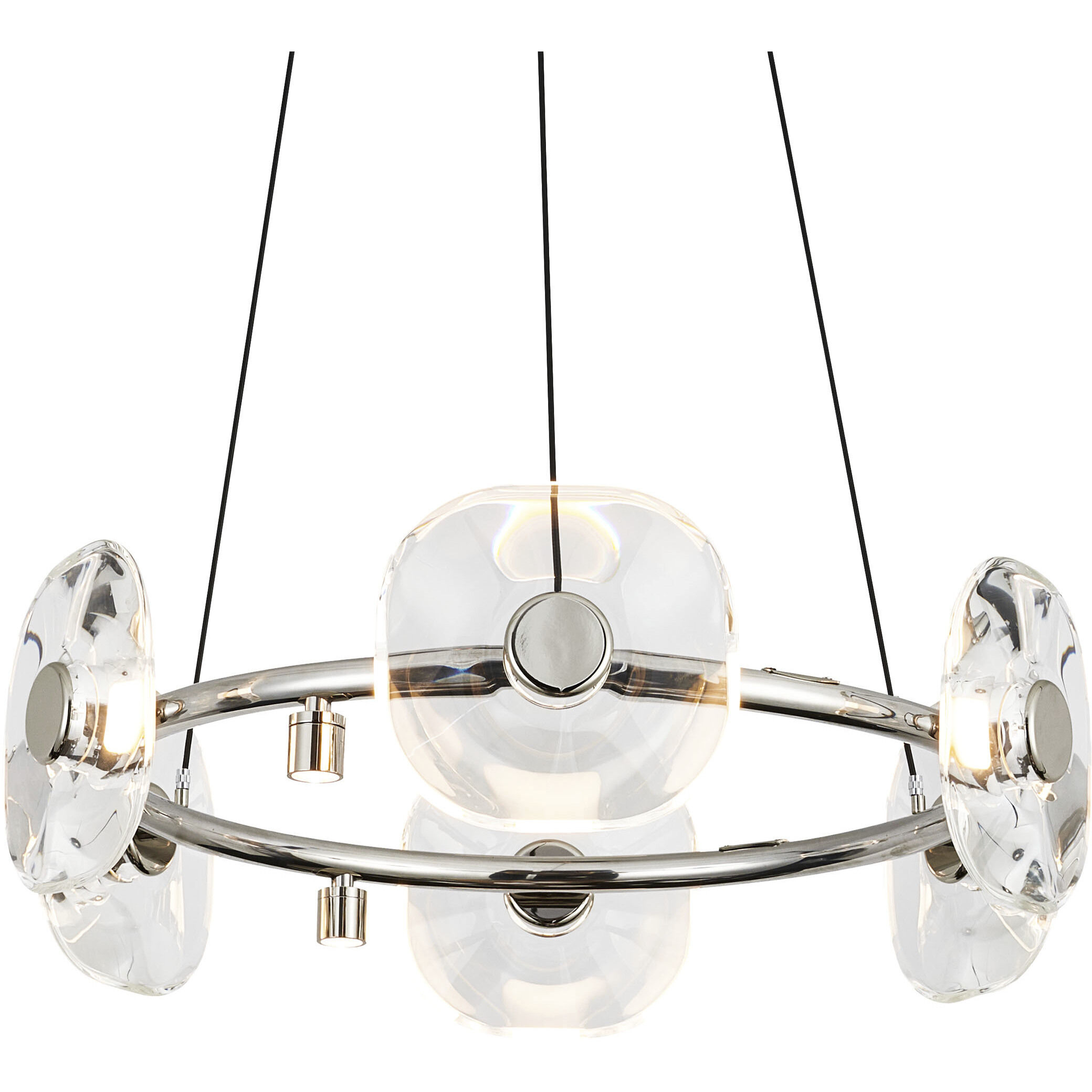 Ziva Celestia 24 inch 4.00 watt Chrome Chandelier Ceiling Light