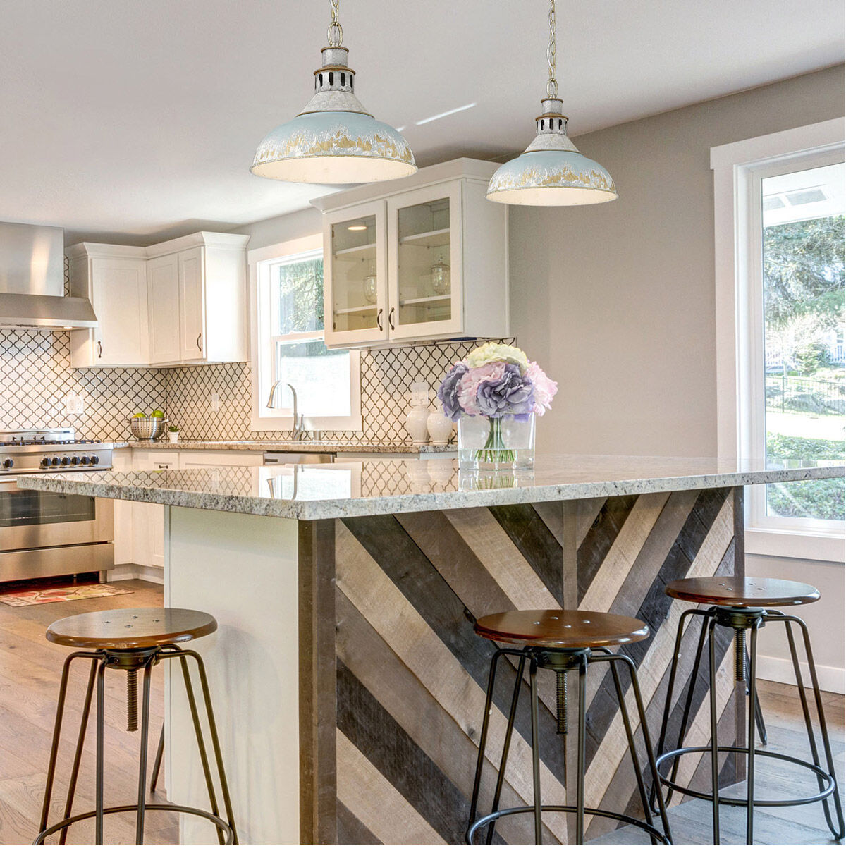 Teal kitchen pendant lights on sale