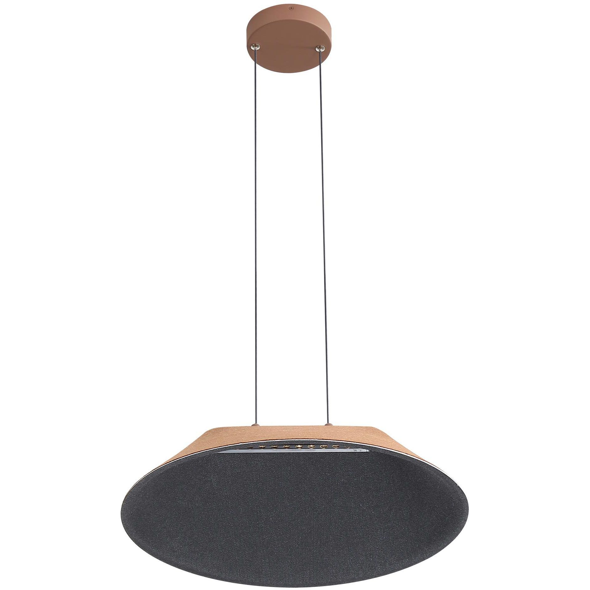 Faroe Pendant Ceiling Light in Coffee/Black
