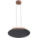 Faroe Pendant Ceiling Light in Coffee/Black