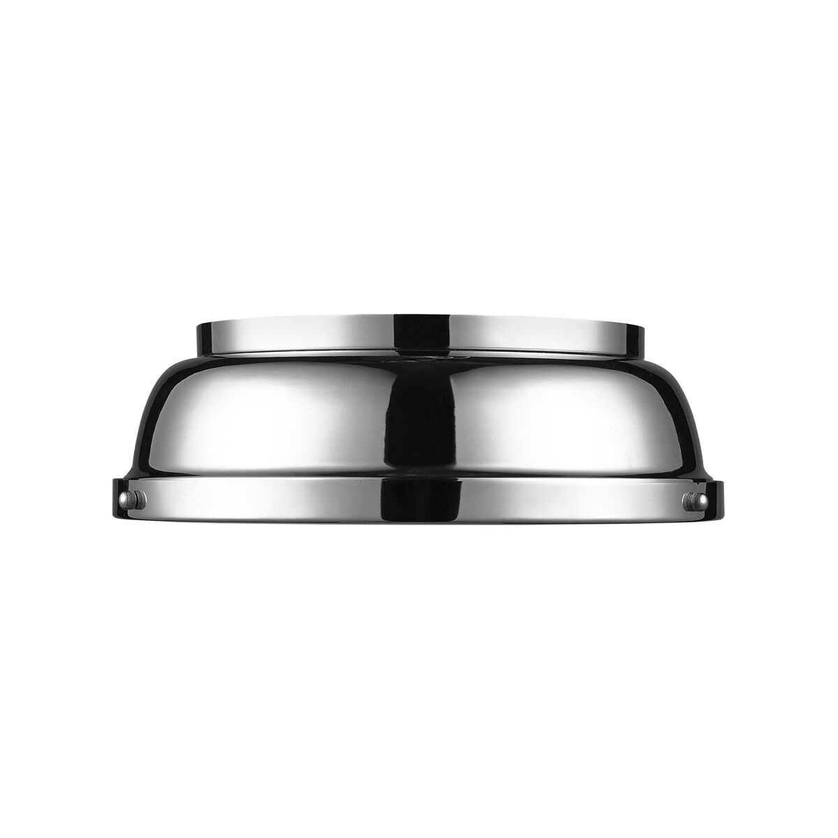 Golden Lighting Duncan CH Light Chrome Flush Mount