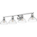 Carver 4 Light 36 inch Chrome Bath Vanity Light Wall Light