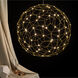 Spheris LED 23.63 inch Natural Brass Globe Pendant Ceiling Light