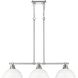 Yep Duncan Island Light Ceiling Light in Chrome, Matte White