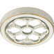 Smithsonian Saxon 6 Light 27.38 inch French White Chandelier Ceiling Light