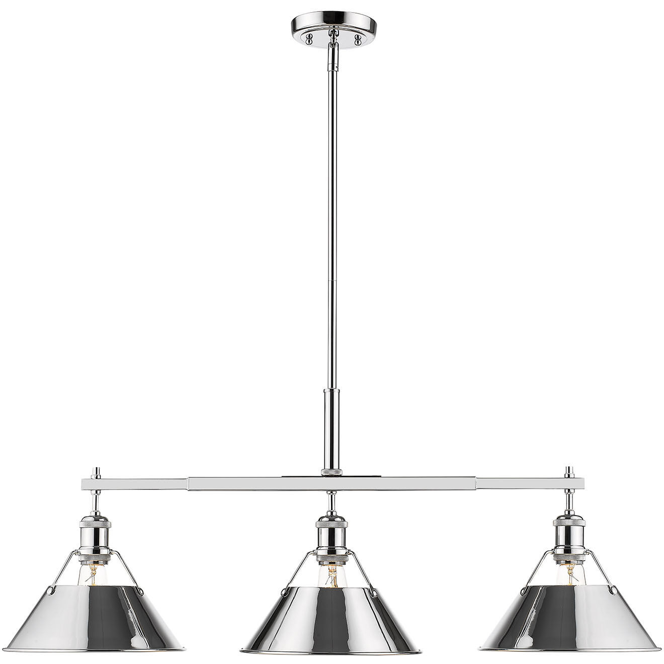 Yep Orwell Island Light Ceiling Light in Chrome