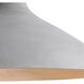 Aethera LED 21.63 inch Grey Cement Pendant Ceiling Light