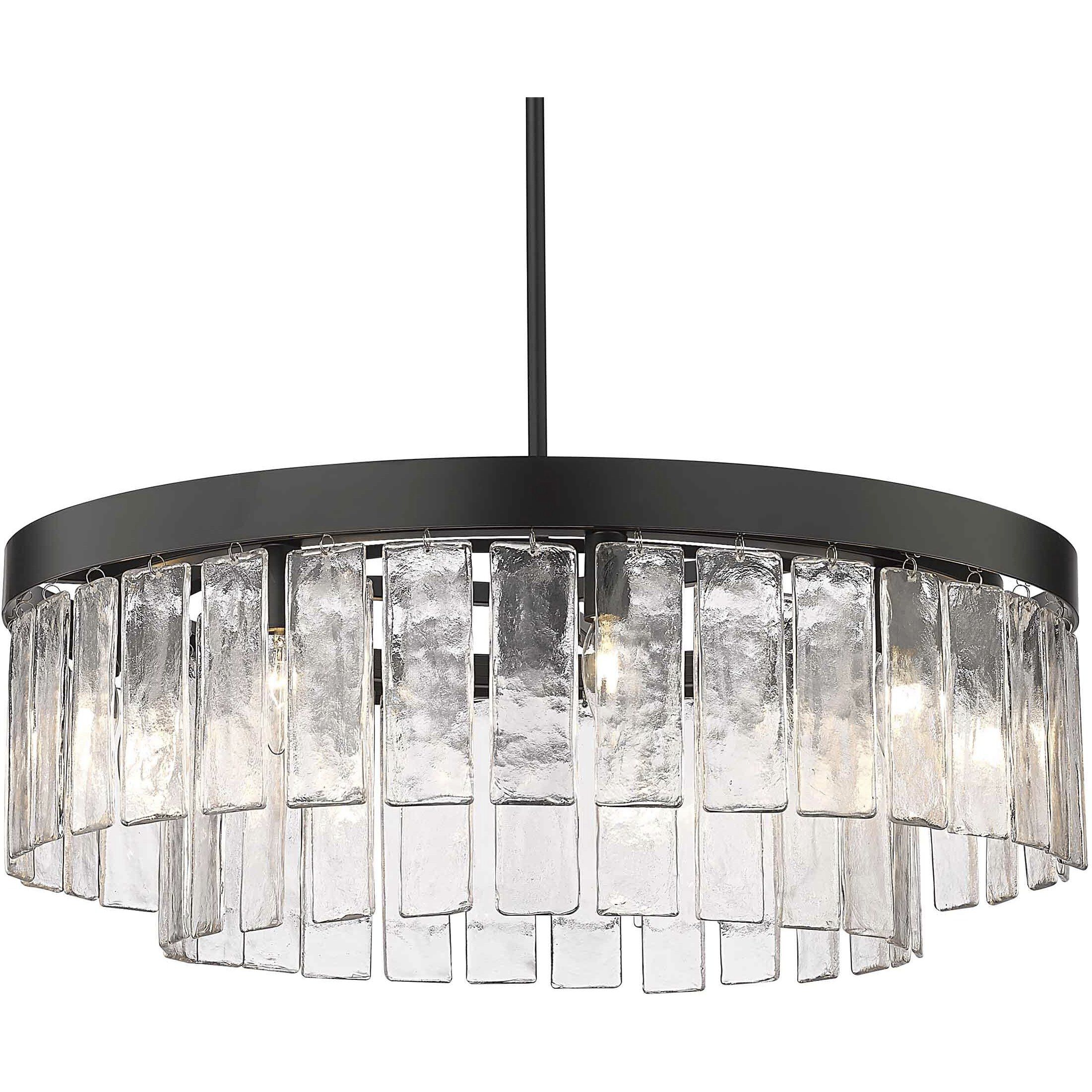 Ciara 27 inch 60.00 watt Matte Black Chandelier Ceiling Light
